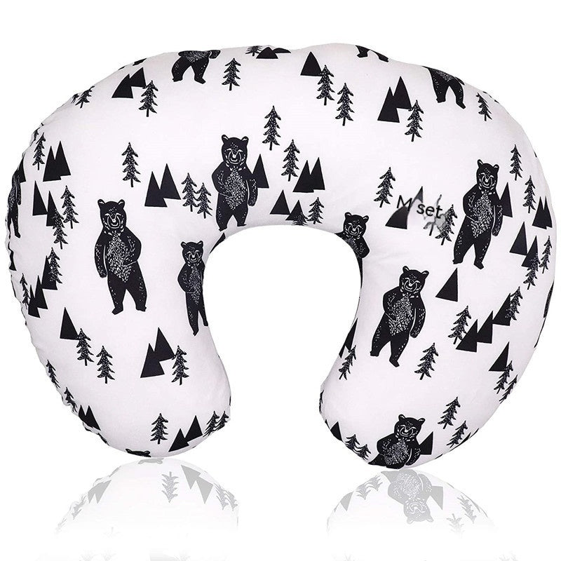 U-Shaped Elastic Pillowcase for Baby Feeding Pillow