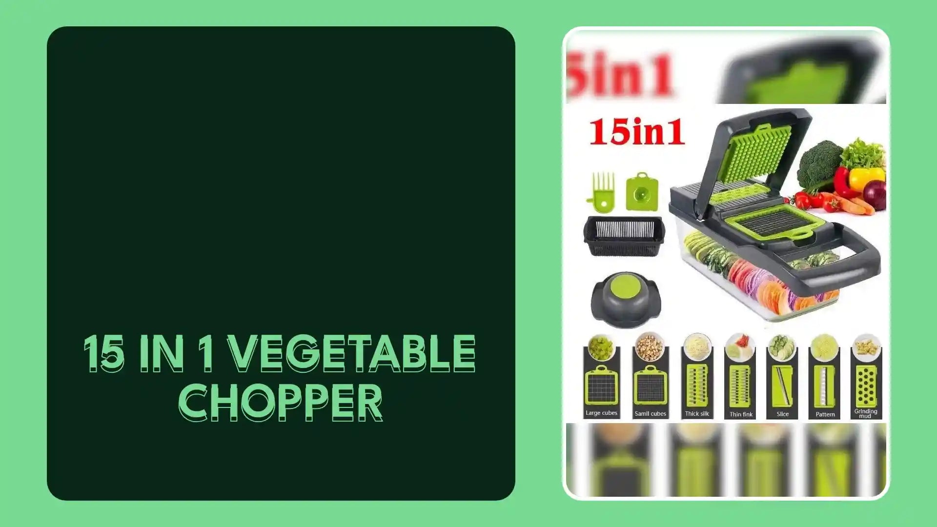 15 In 1 Vegetable Chopper by@Outfy