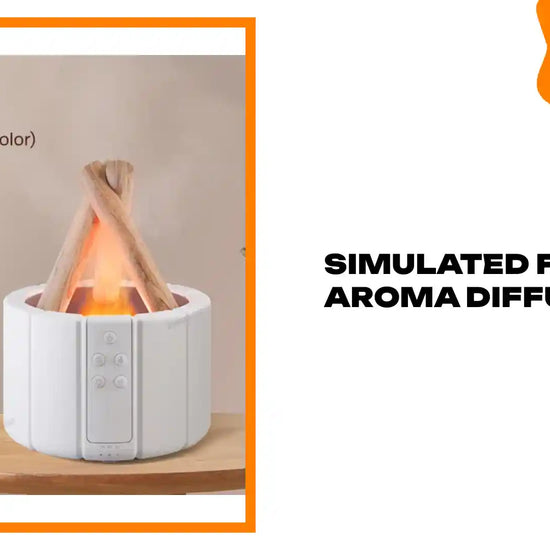 Simulated Flame Aroma Diffuser by@Outfy