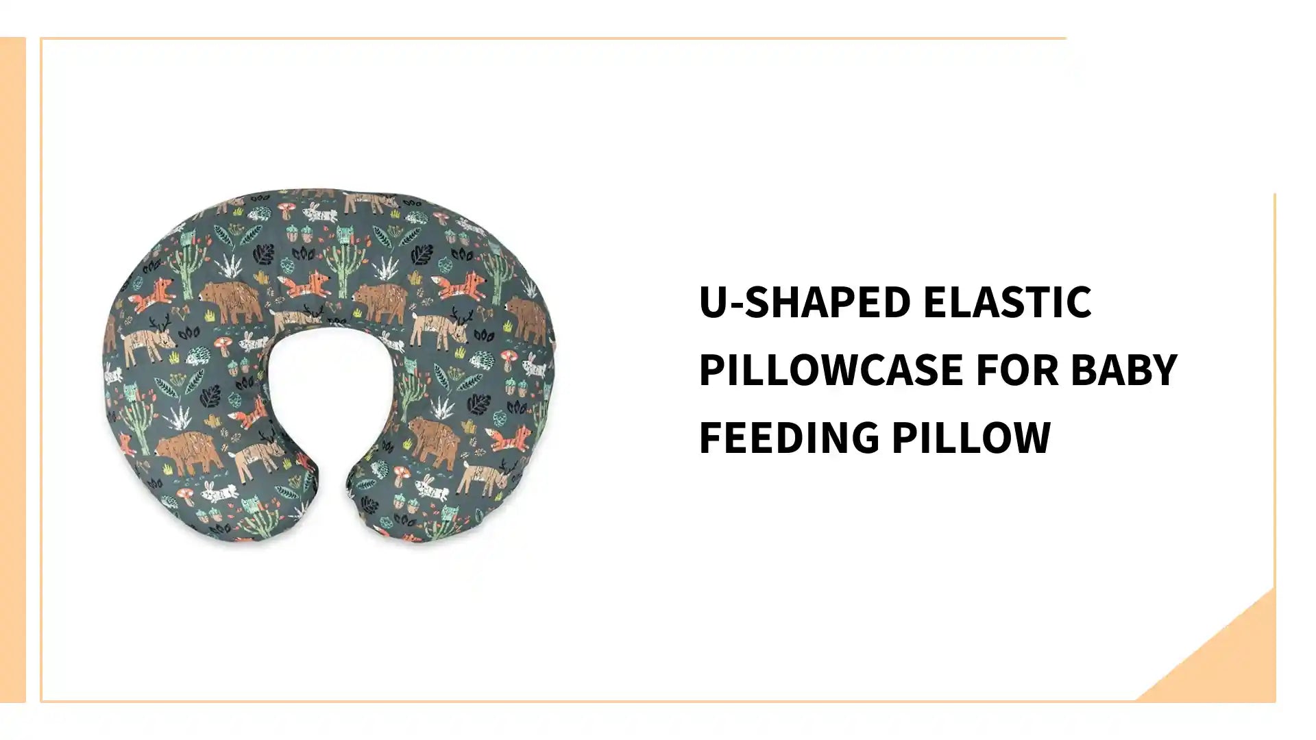 U-Shaped Elastic Pillowcase for Baby Feeding Pillow by@Outfy